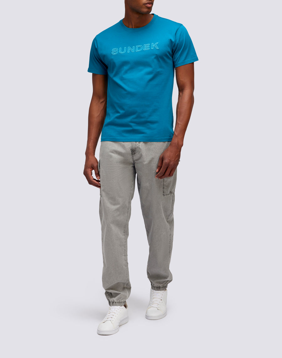 Sundek T-SHIRT LOGO RICAMO m610tej7800-01201 Latest fashion