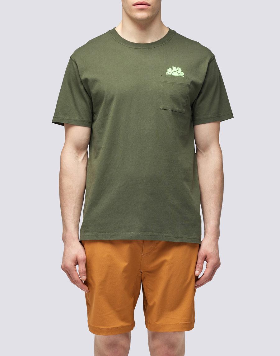 Sundek T-SHIRT CON TASCA m609tej7800-30201 Saldi