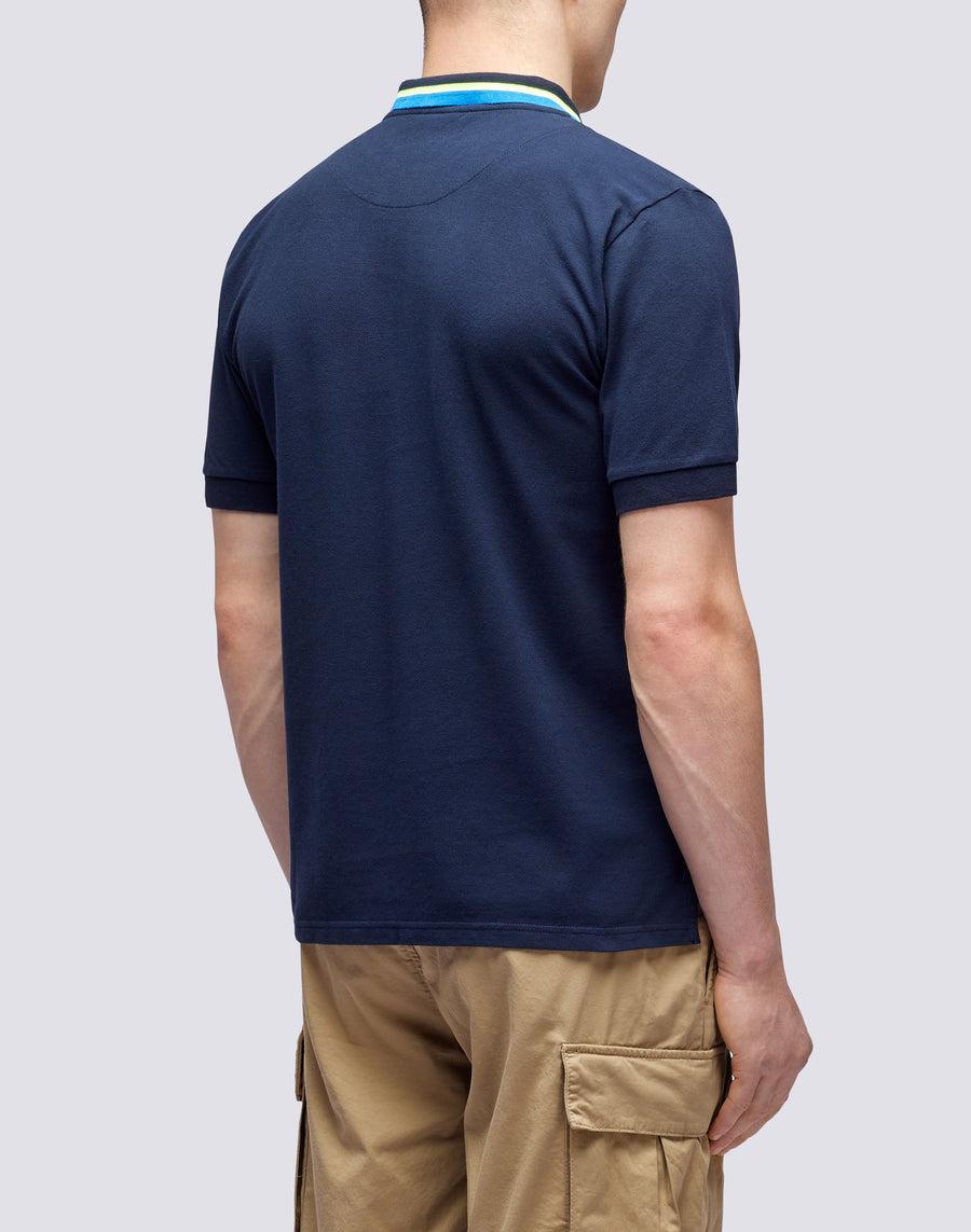 Sundek POLO IN COTONE PIQUET COMBINATO m997plpq500-32202 Vendita Calda