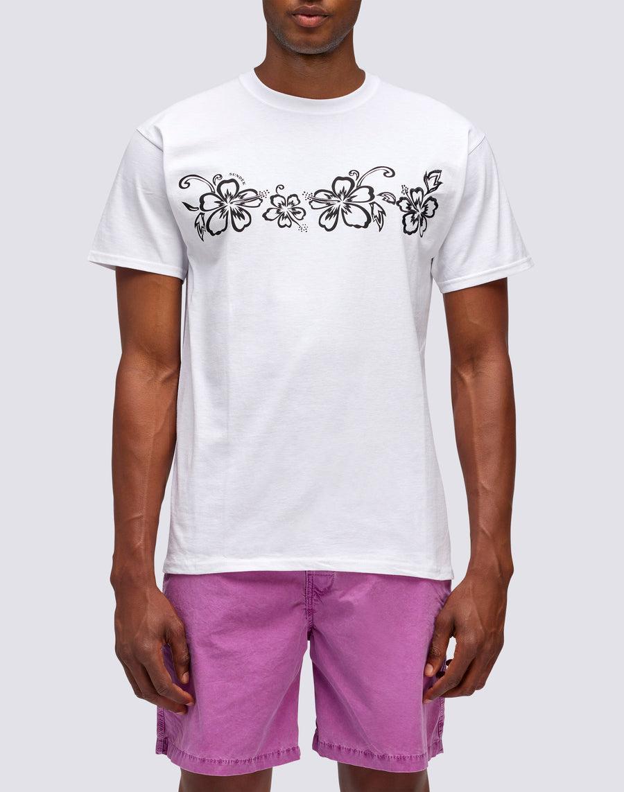 Sundek T-SHIRT ARCHIVE HIBISCUS PRINT m636tejy3ia-00600 Vendita Economica