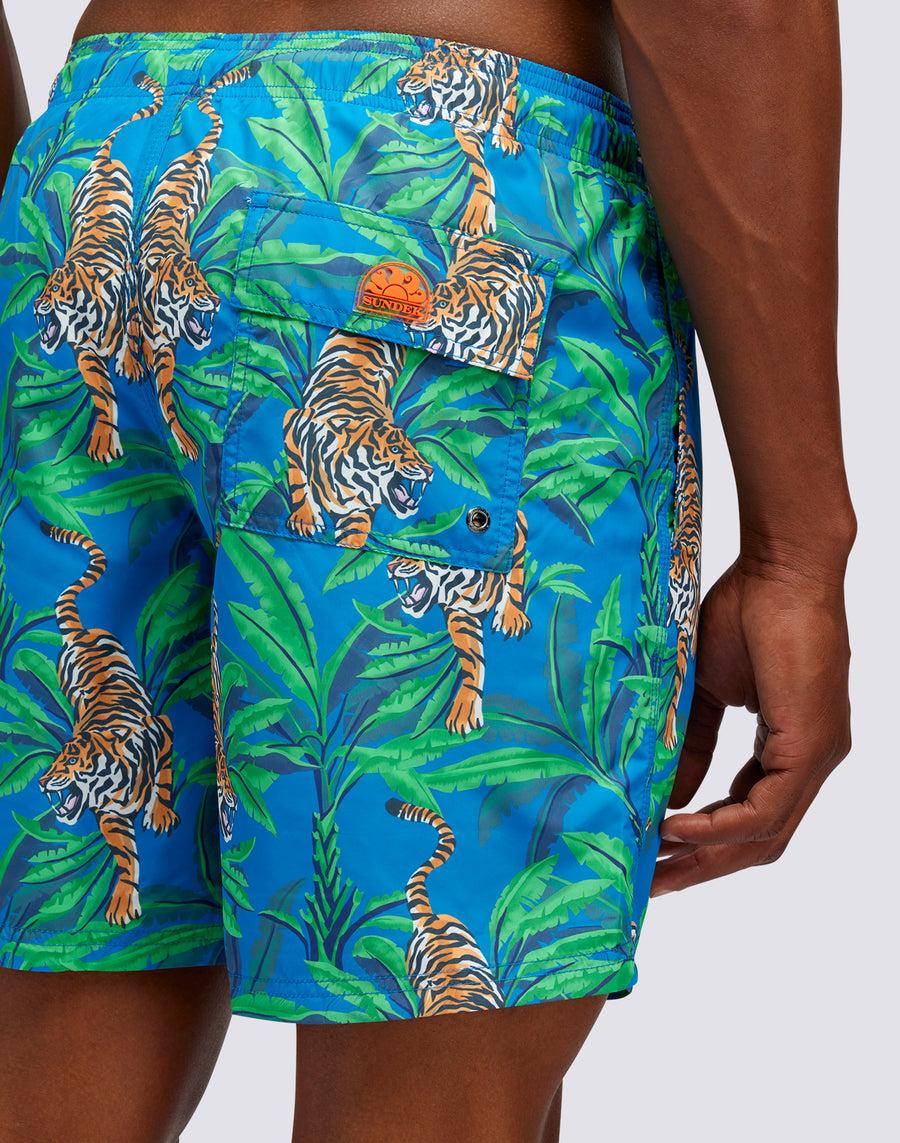 Sundek COSTUME TIGER PRINT m665bdrt4ts-089ts In Saldo