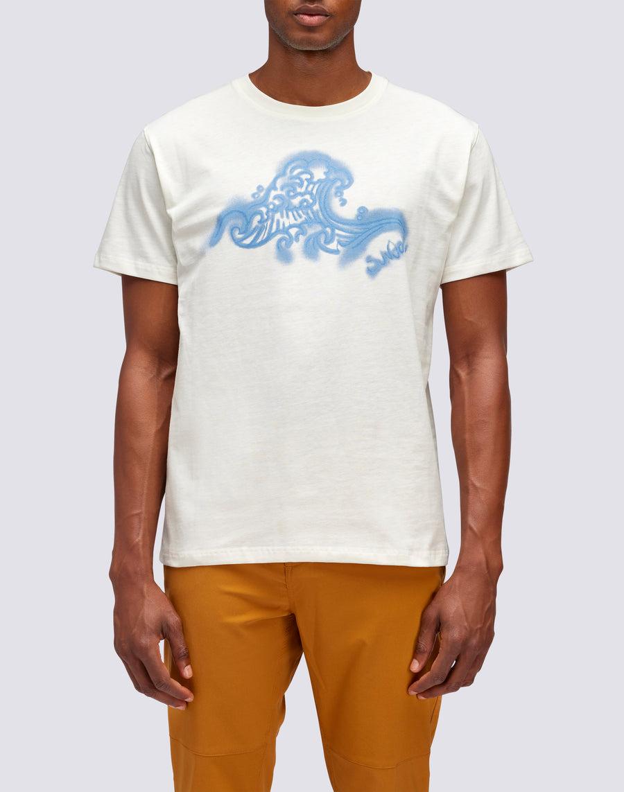 Sundek T-SHIRT WAVE PRINT m612tejs500-03901 Moda