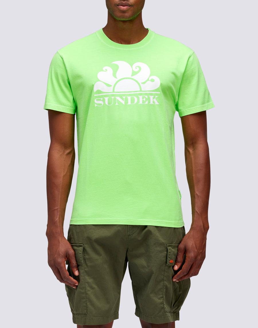 Sundek T-SHIRT LOGO PRINT m021tej78tc-24801 Vendita