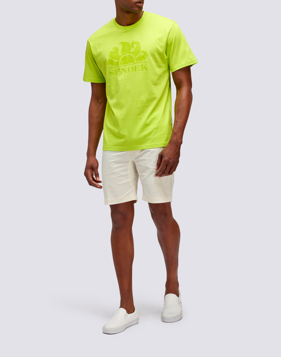 Sundek T-SHIRT MANICHE CORTE CON LOGO m021tej78ot-69100 Spedizione Gratuita