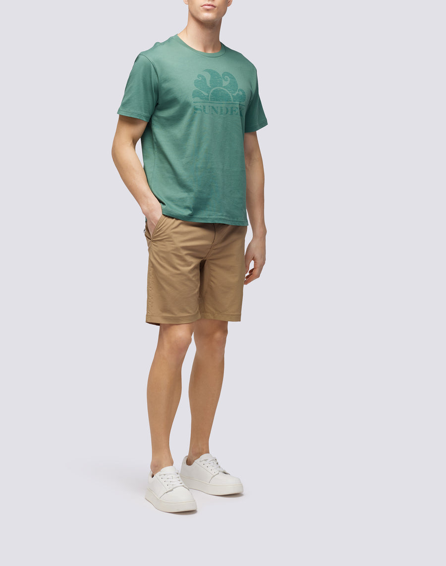 Sundek T-SHIRT MANICHE CORTE CON LOGO m021tej78ot-a1600 Promozione Limitata