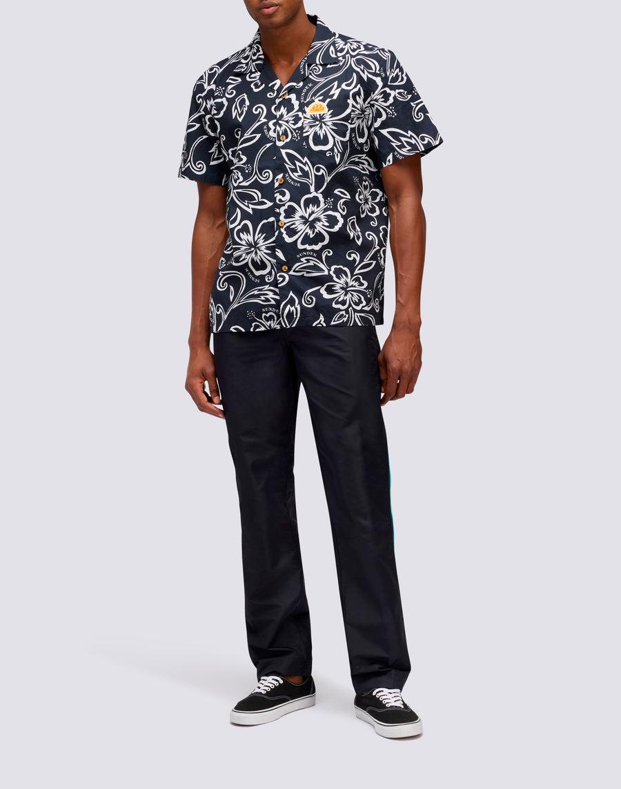 Sundek CAMICIA CON STAMPA HIBISCUS VINTAGE m817shmu1ia-661ia Affare Del Giorno