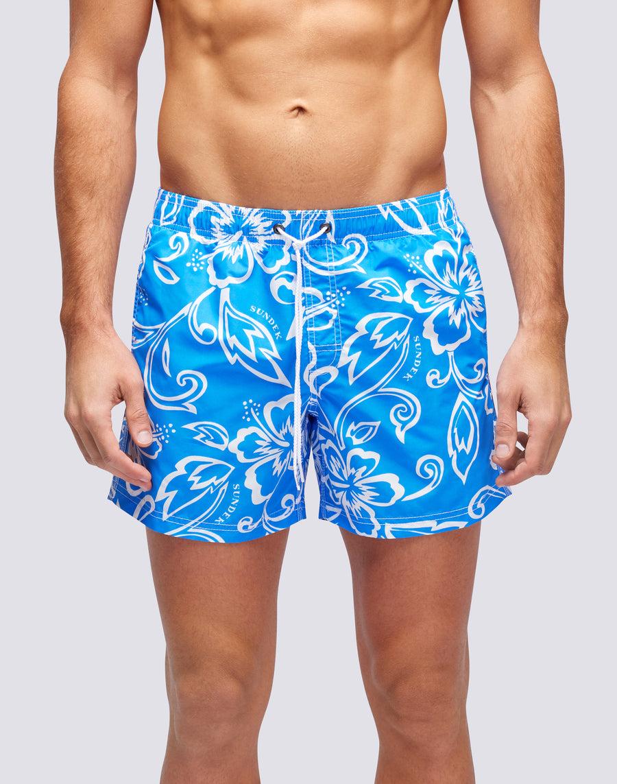 Sundek BOARDSHORT STAMPA ARCHIVE HIBISCUS m504bdta1ia-616ia Officina