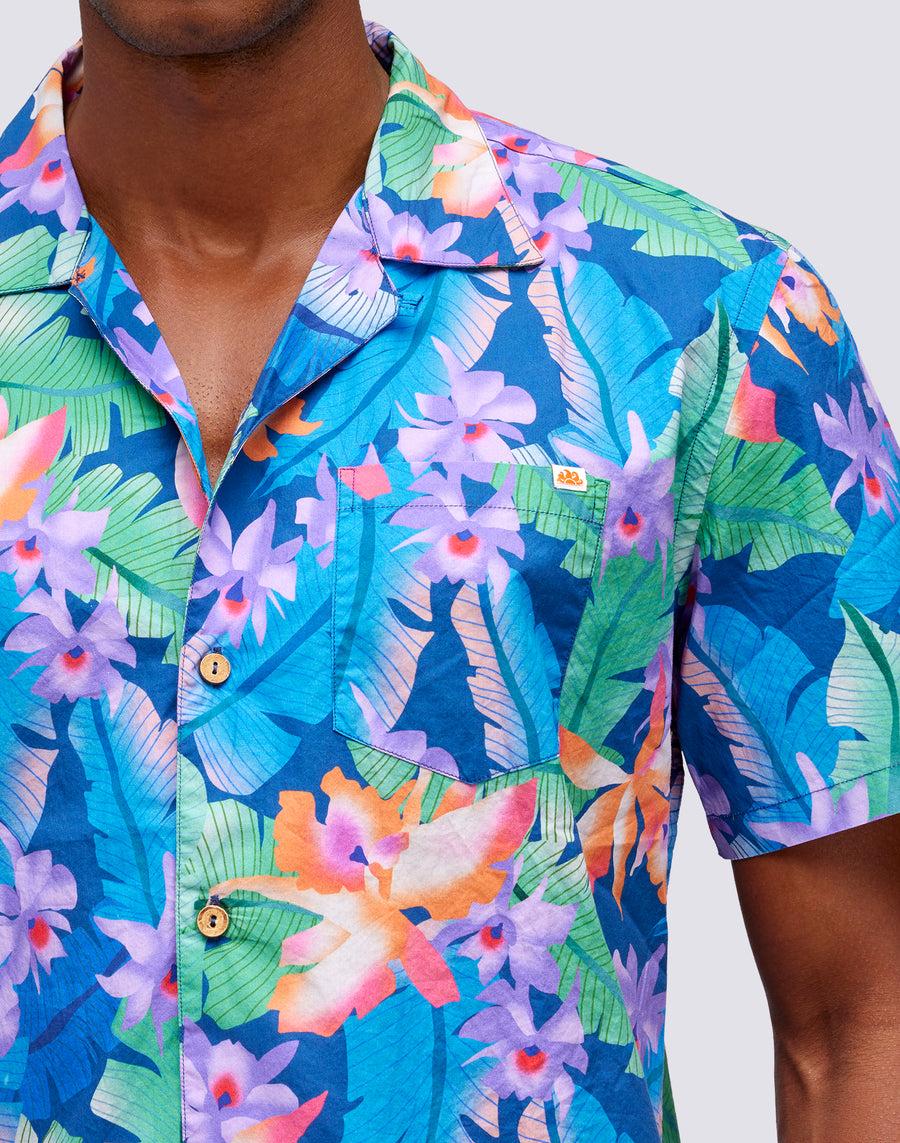 Sundek CAMICIA CON STAMPA FLOREALE ALL OVER m817shmu100-007o8 Limitato a 3 giorni