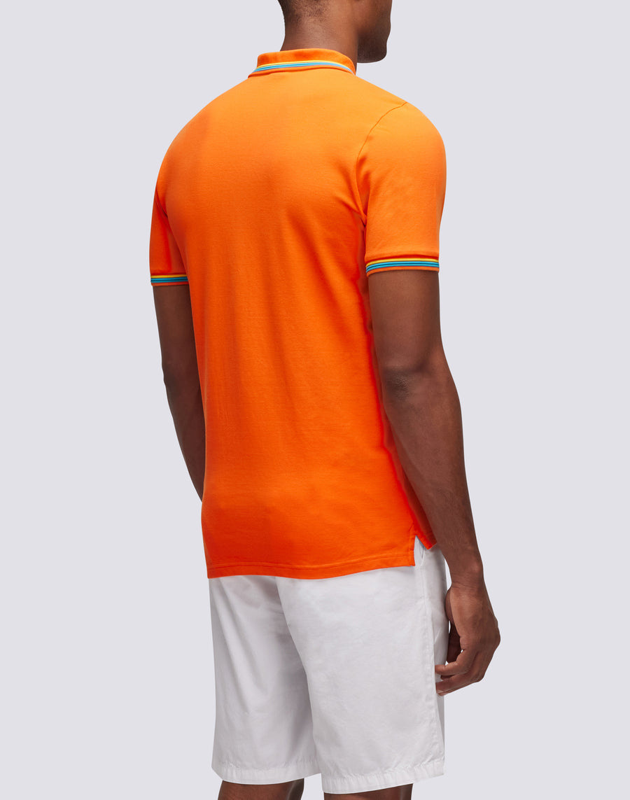Sundek POLO BRICE IN COTONE PIQUET CON DETTAGLI TRICOLOR m779plj6500-55002 Novità