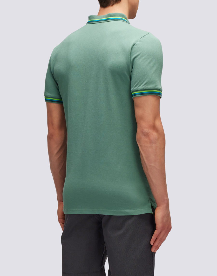 Sundek POLO BRICE IN COTONE PIQUET CON DETTAGLI TRICOLOR m779plj6500-a1601 Offerta