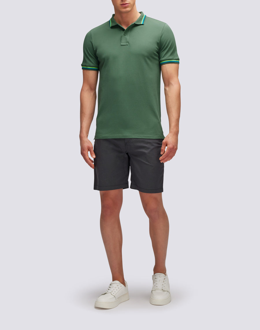 Sundek POLO BRICE IN COTONE PIQUET CON DETTAGLI TRICOLOR m779plj6500-a1601 Offerta