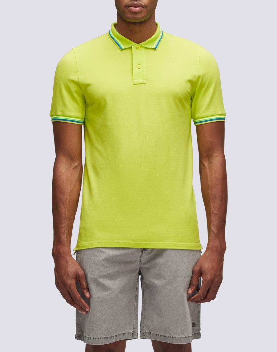 Sundek POLO BRICE IN COTONE PIQUET CON DETTAGLI TRICOLOR m779plj6500-69101 In Vendita