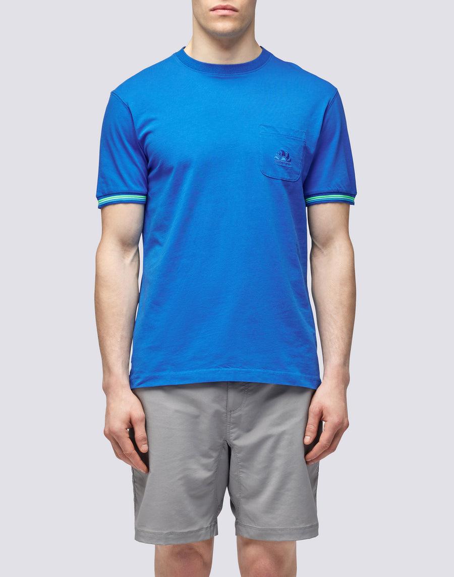 Sundek T-SHIRT FINN GIROCOLLO CON TASCHINO Super sconto