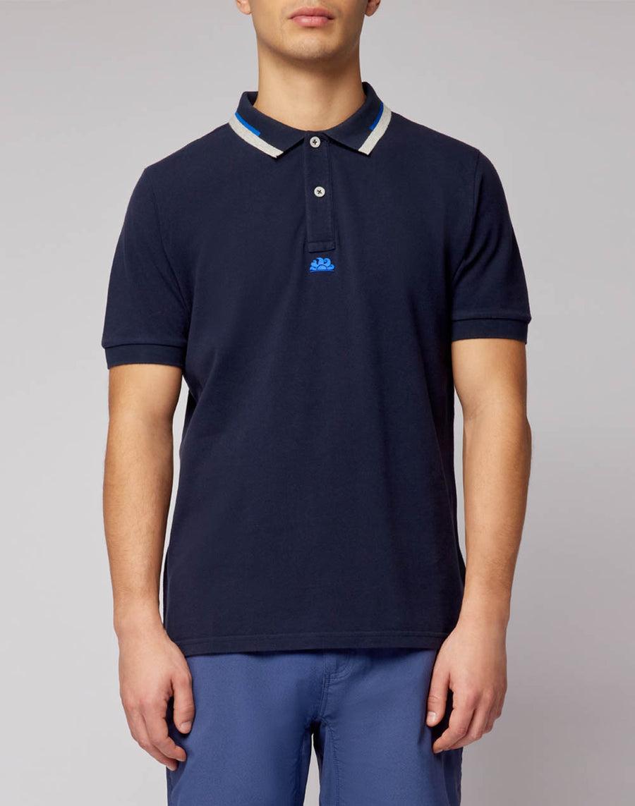 Sundek polo in cotone piquet combinato M997PLPQ500-32201 In vendita
