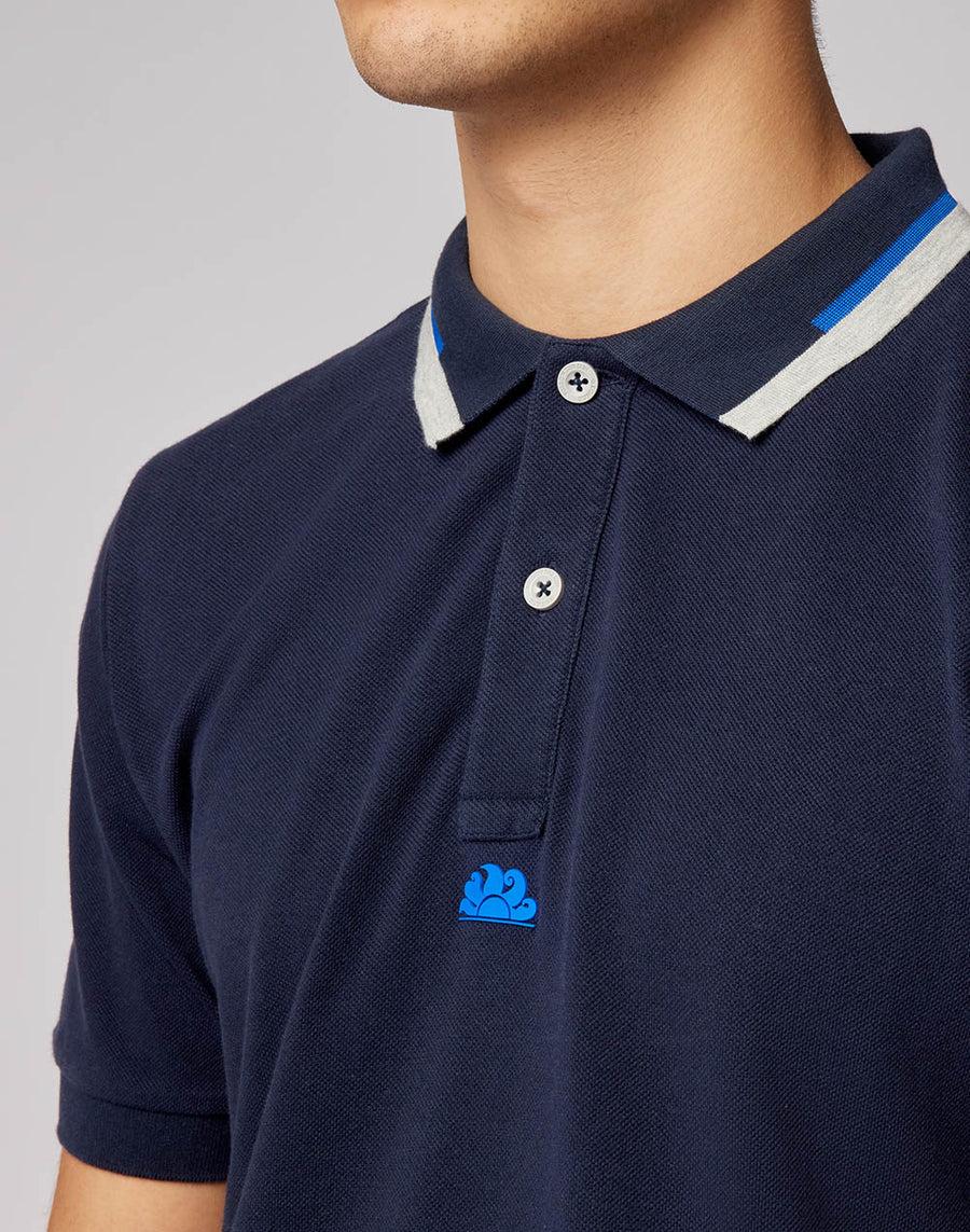 Sundek polo in cotone piquet combinato M997PLPQ500-32201 In vendita