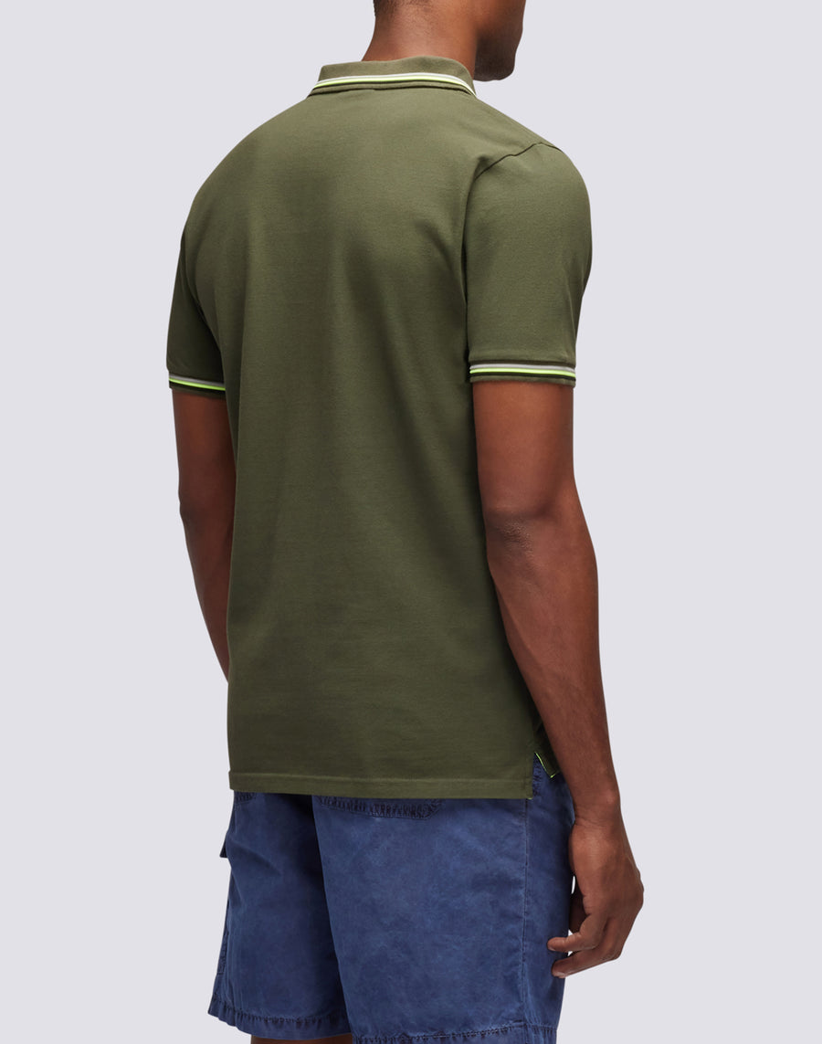 Sundek polo brice in cotone piquet con dettagli tricolor M779PLJ6500-30208 Prezzo Ridotto