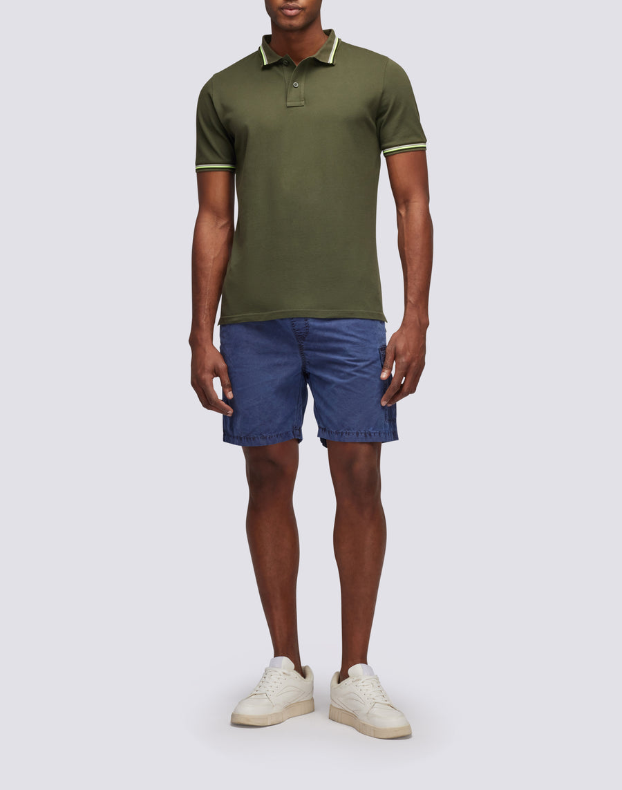 Sundek polo brice in cotone piquet con dettagli tricolor M779PLJ6500-30208 Prezzo Ridotto