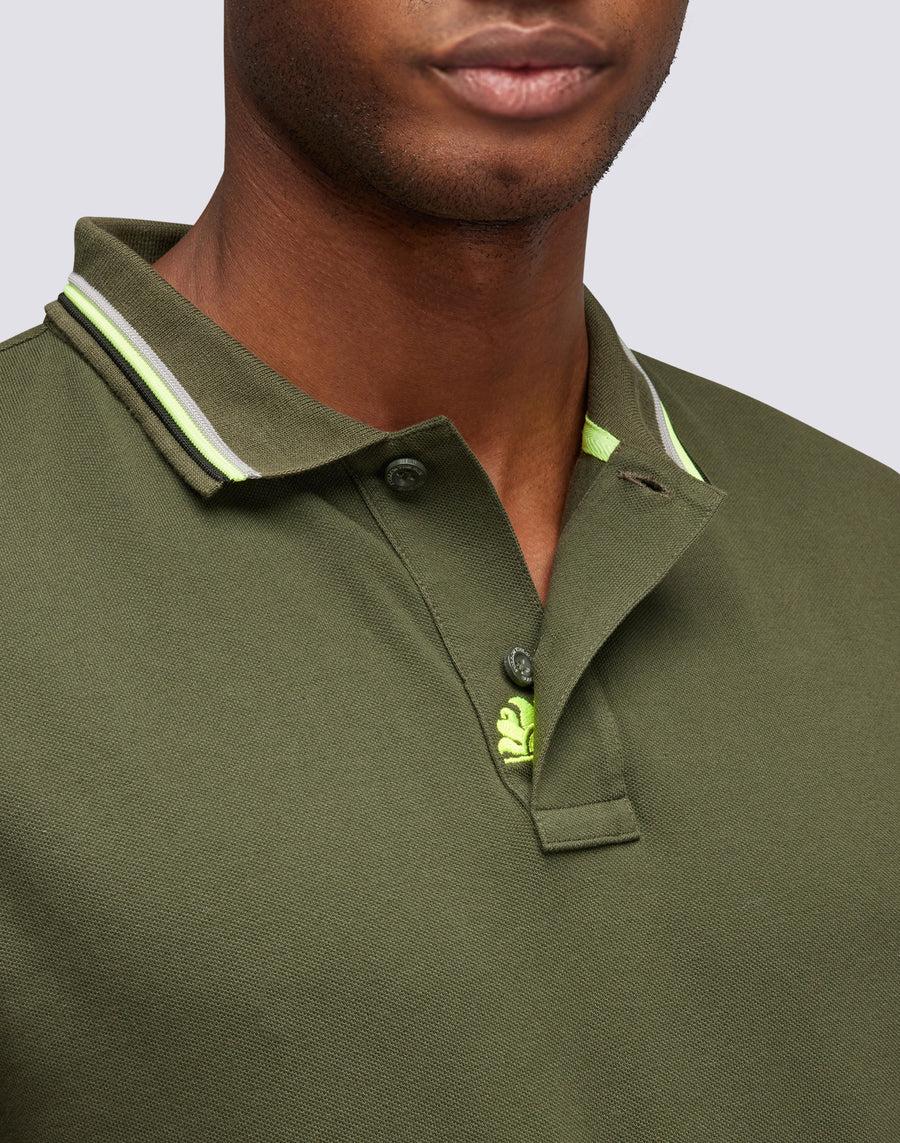 Sundek polo brice in cotone piquet con dettagli tricolor M779PLJ6500-30208 Prezzo Ridotto