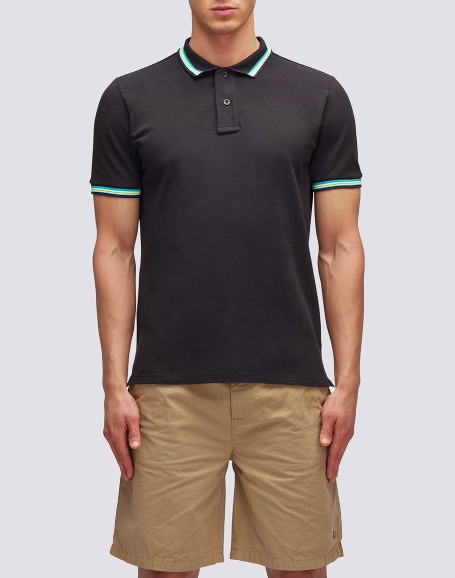 Sundek polo brice in cotone piquet con dettagli tricolor M779PLJ6500-00435 Outlet