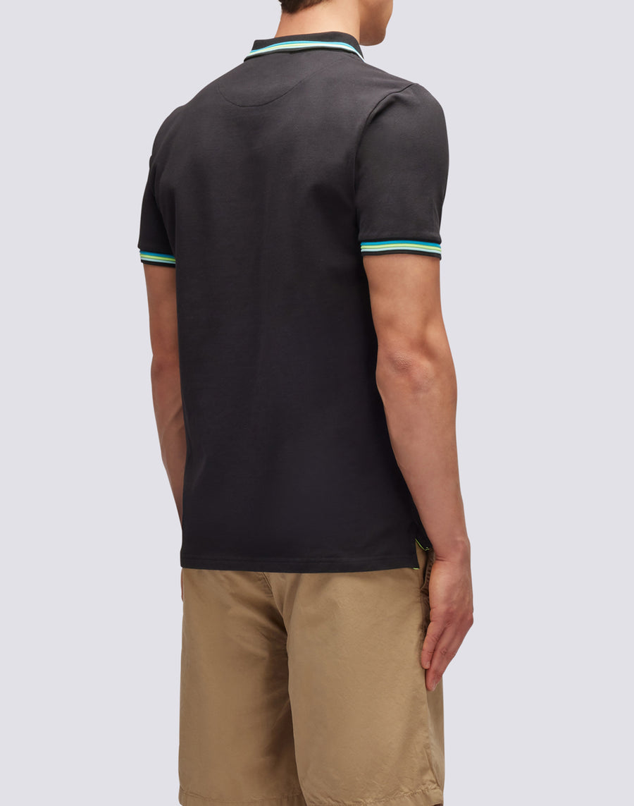 Sundek polo brice in cotone piquet con dettagli tricolor M779PLJ6500-00435 Outlet