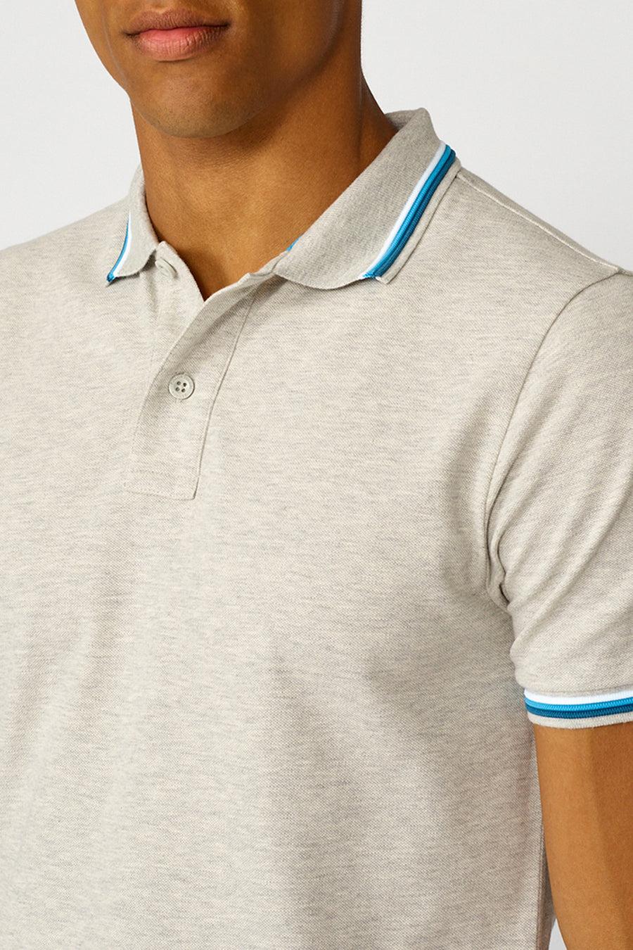 Sundek polo brice in cotone piquet con dettagli tricolor M779PLJ6500-02911 Offerte