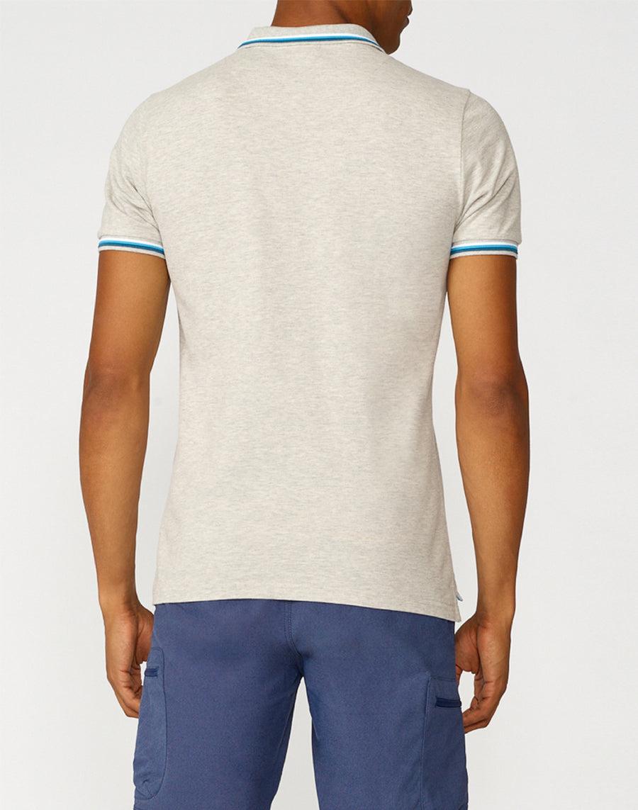 Sundek polo brice in cotone piquet con dettagli tricolor M779PLJ6500-02911 Offerte