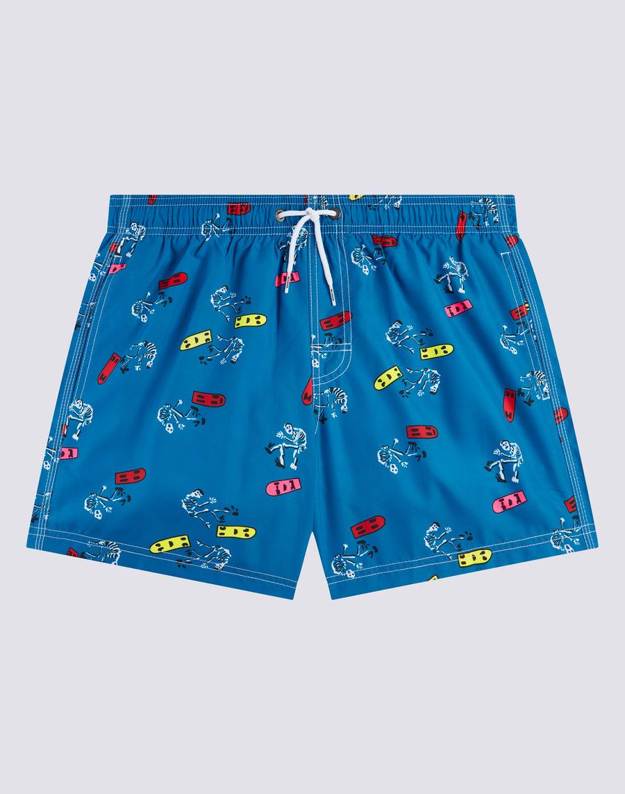 Sundek costume da bagno corto vita elasticata stampa skeleton ollie repreve® m504bdrt3ko-a17ko Sconti VIP