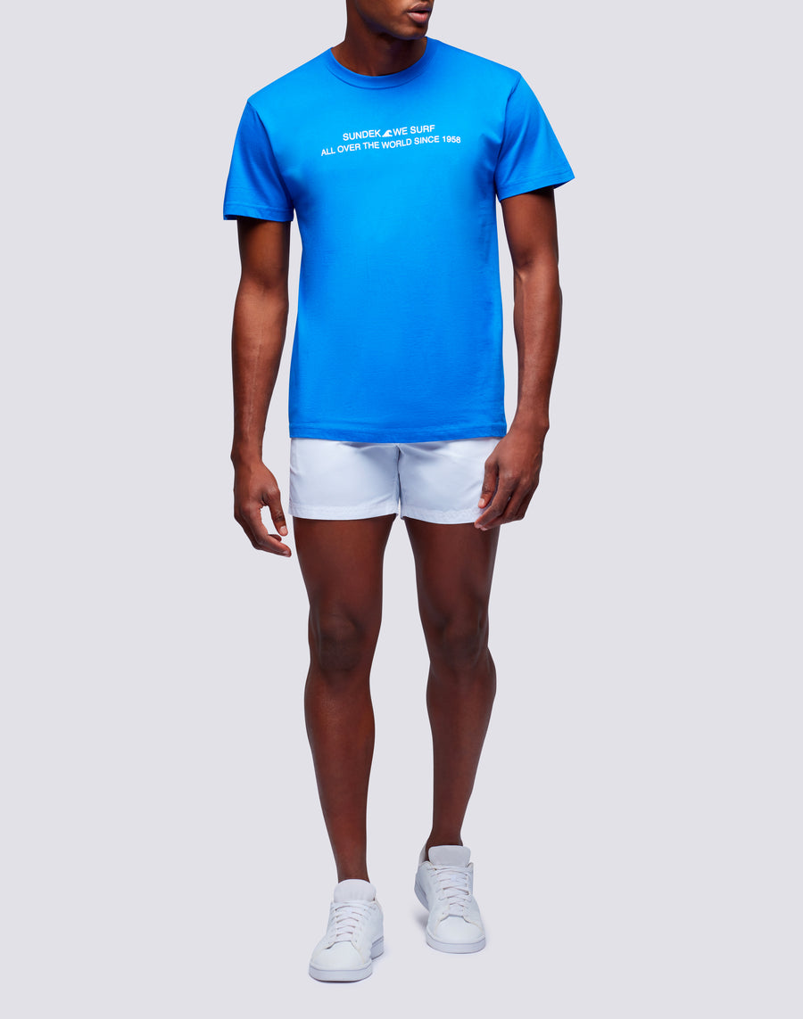 Sundek t-shirt uomo in cotone capsule flag m633bdrt4km-008km Fino al 60% di sconto