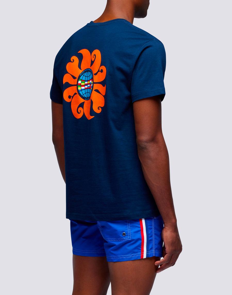 Sundek t-shirt uomo in cotone capsule flag m669tesj500-00600 Only for today