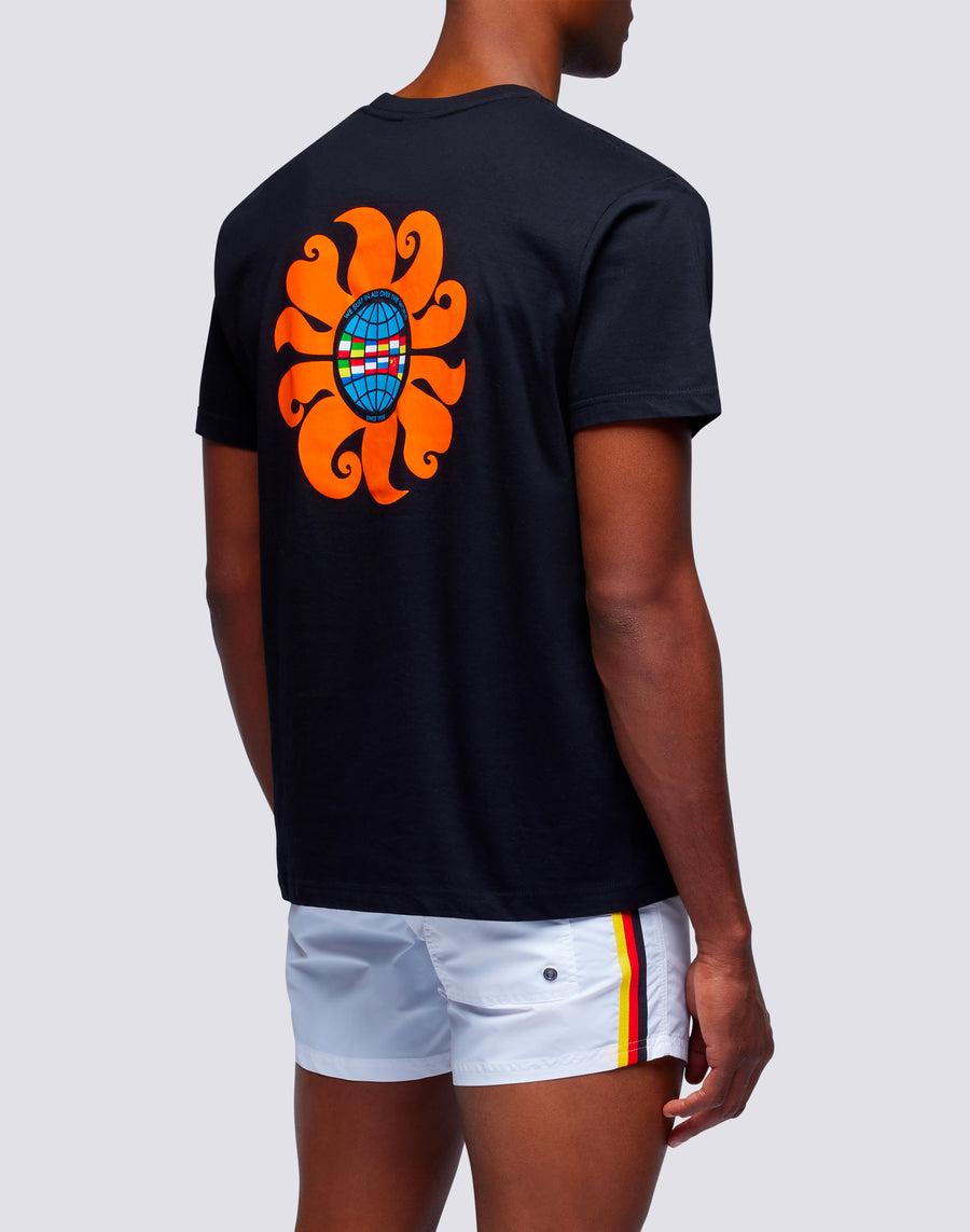 Sundek t-shirt uomo in cotone capsule flag m669tesj500-00100 Offerta speciale della fabbrica