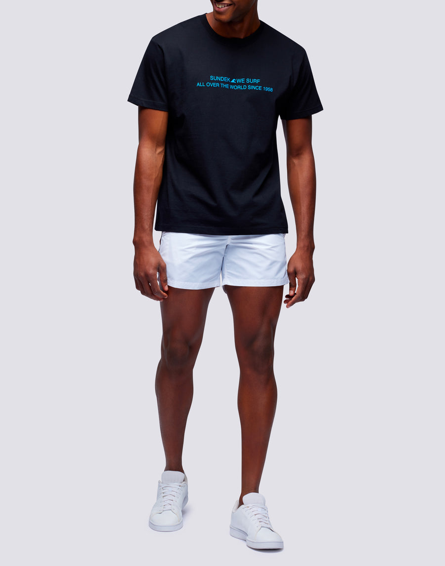 Sundek t-shirt uomo in cotone capsule flag m669tesj500-00100 Offerta speciale della fabbrica