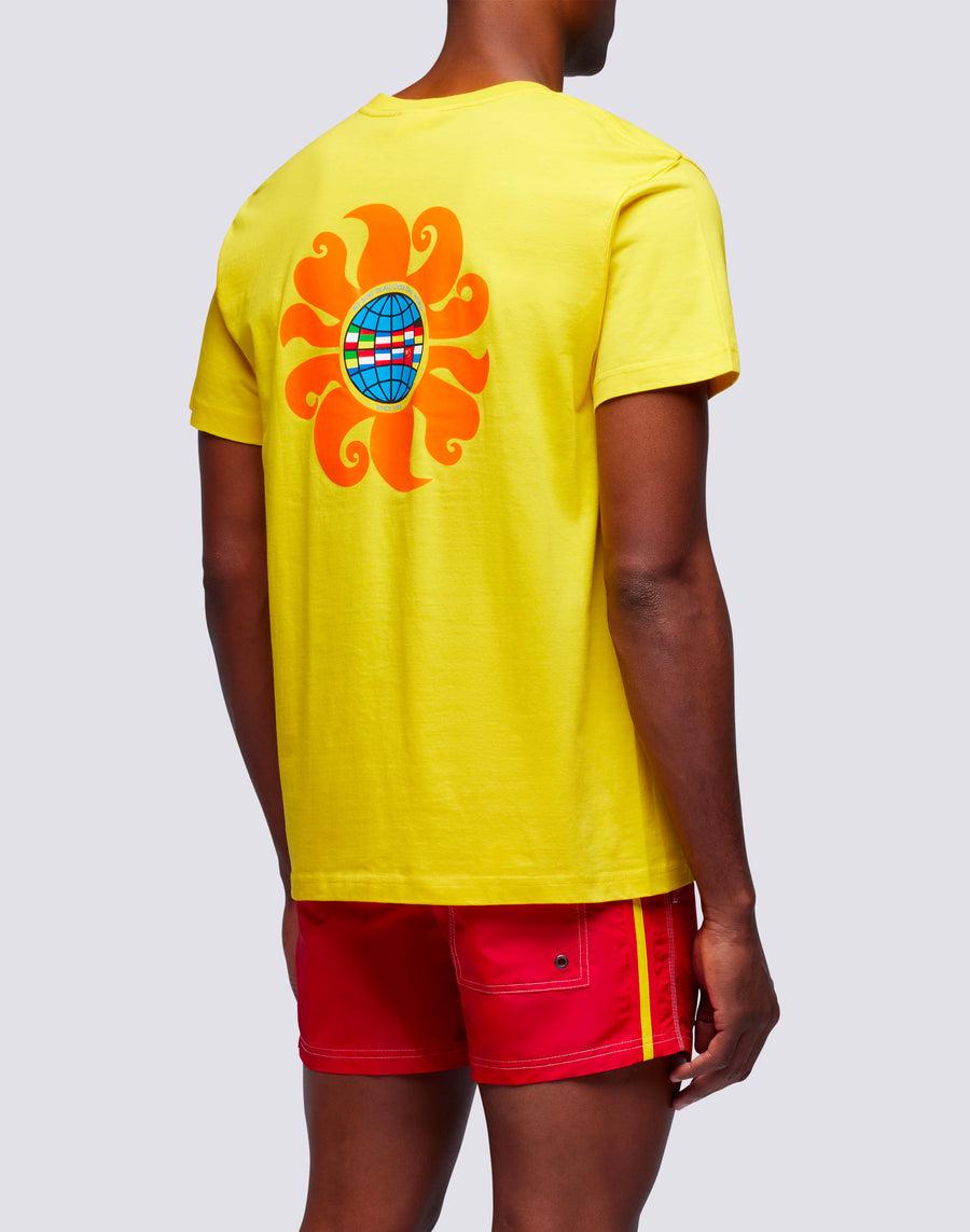 Sundek t-shirt uomo in cotone capsule flag m669tesj500-00700 Sostegno trimestrale