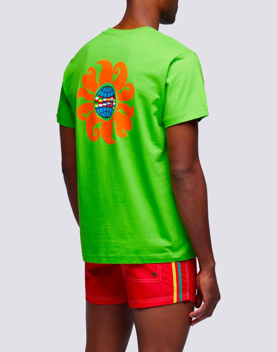 Sundek t-shirt uomo in cotone capsule flag m669tesj500-62000 Fino al 55% di sconto