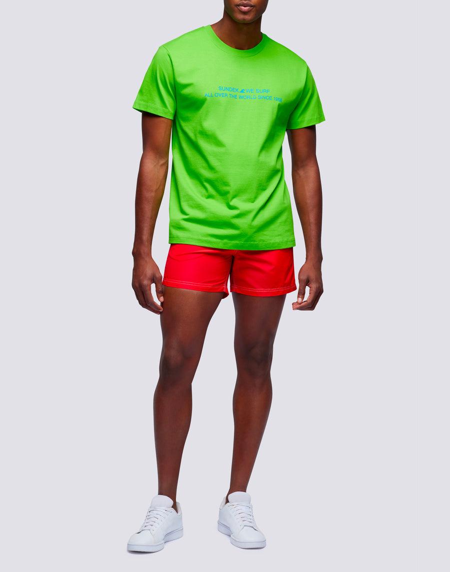 Sundek t-shirt uomo in cotone capsule flag m669tesj500-62000 Fino al 55% di sconto