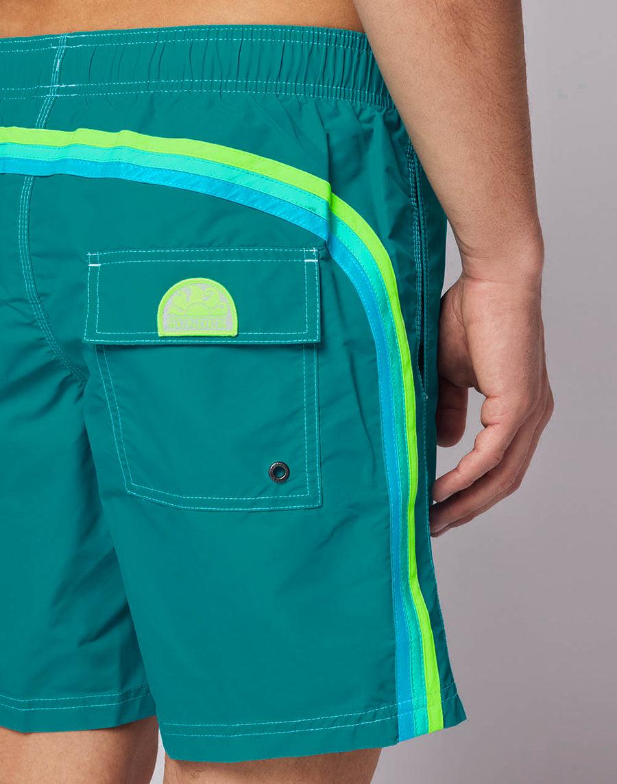 Sundek COSTUME DA BAGNO LUNGHEZZA MEDIA VITA ELASTICATA ICONIC TAFFETA Limitato a 3 giorni