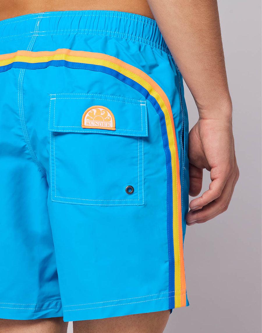 Sundek COSTUME DA BAGNO LUNGHEZZA MEDIA VITA ELASTICATA ICONIC TAFFETA In vendita