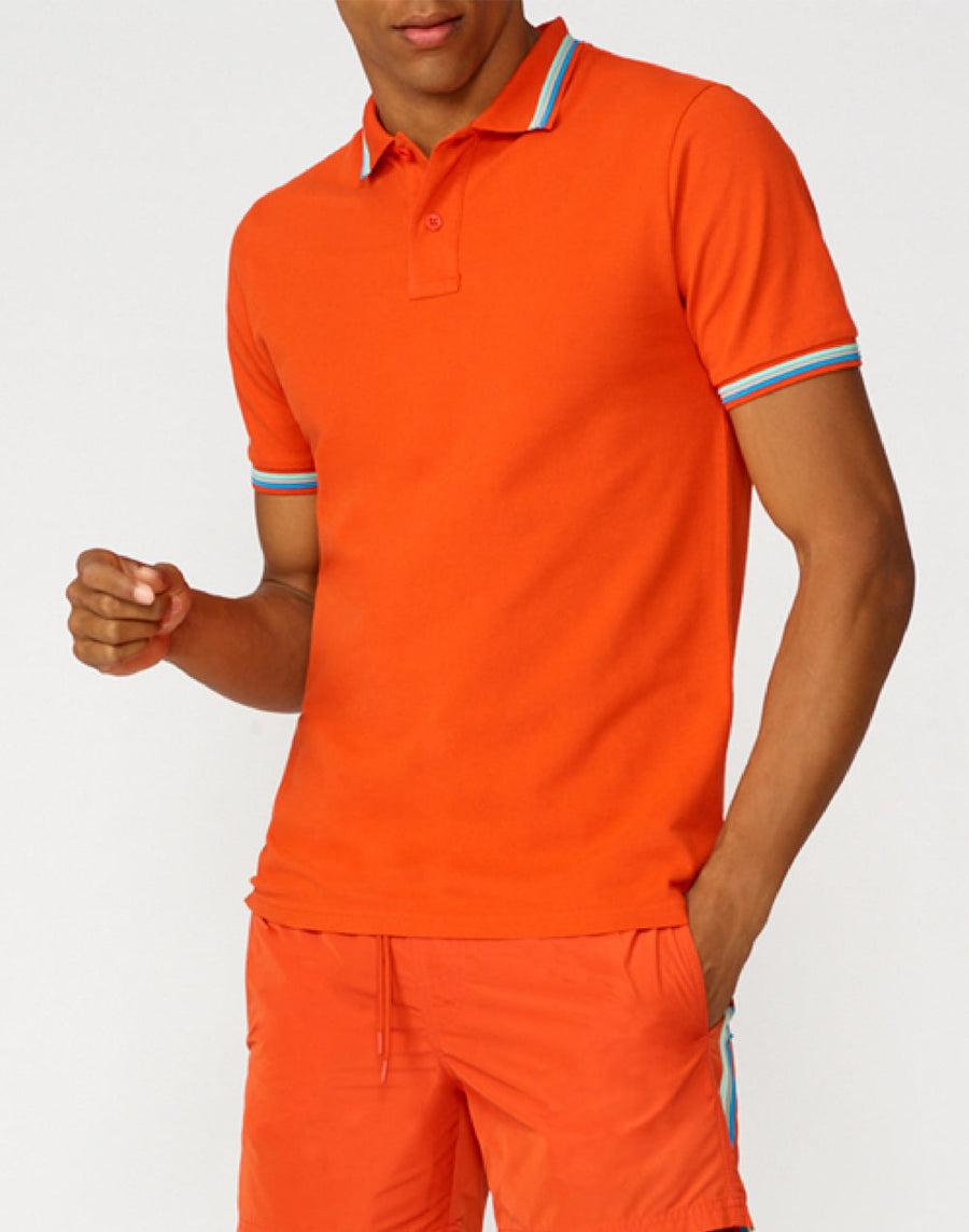 Sundek polo brice in cotone piquet con dettagli tricolor M779PLJ6500-91901 Negozi Online