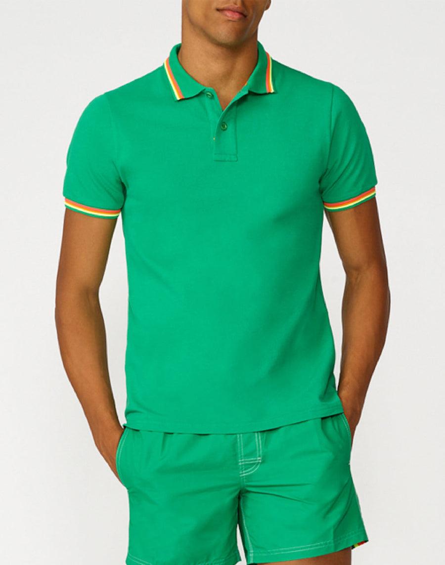 Sundek polo brice in cotone piquet con dettagli tricolor M779PLJ6500-77402 Acquista Ora
