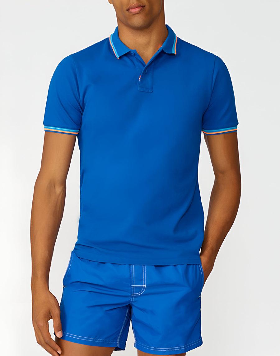 Sundek polo brice in cotone piquet con dettagli tricolor M779PLJ6500-67501 Shopping Online
