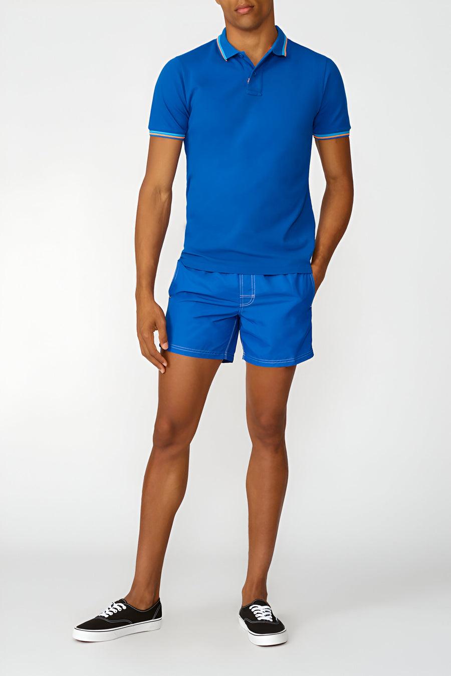 Sundek polo brice in cotone piquet con dettagli tricolor M779PLJ6500-67501 Shopping Online