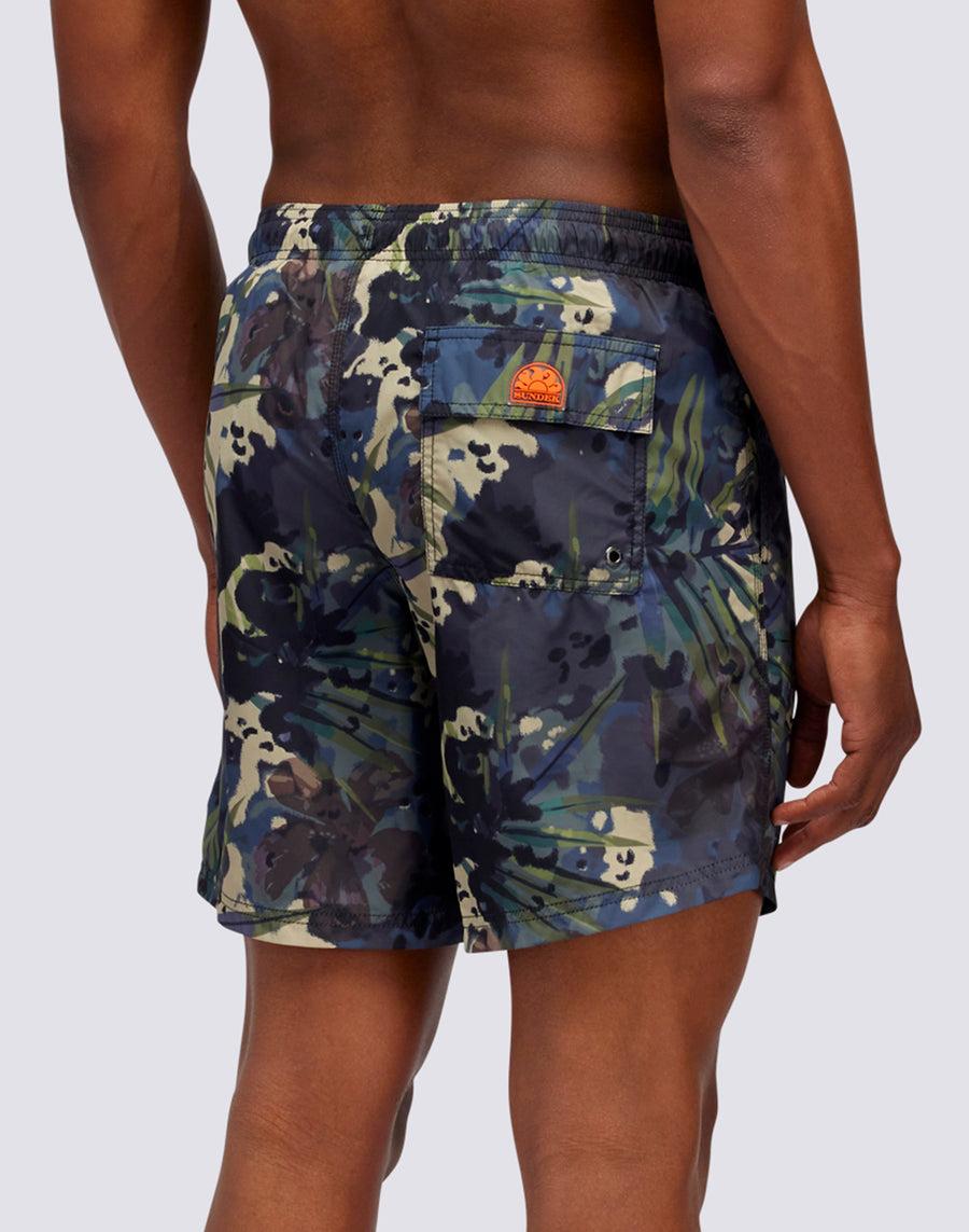Sundek spotty jungle print boardshort M665BDRT4JS-108JS Negozio