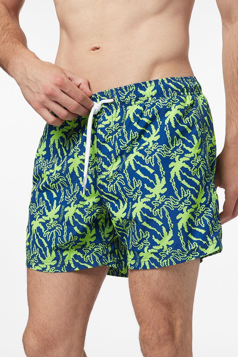 Sundek freaky palm print boardshort M633BDRT42F-2482F Nuova