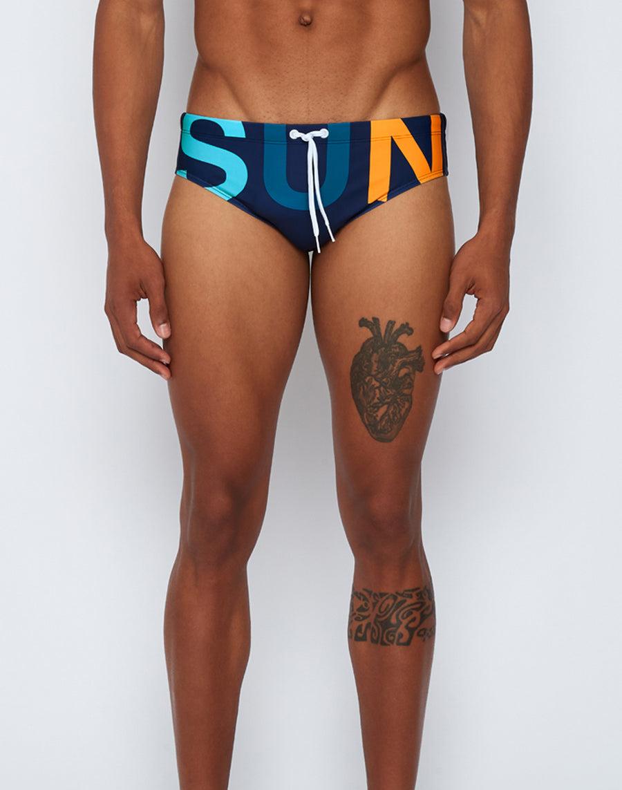 Sundek slip mare con logo M296SSL411M-0071M Sconti questo mese