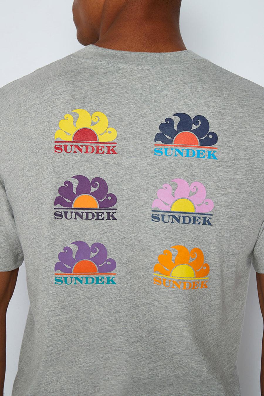 Sundek t-shirt stampa archive M292TEJR800-02900 Vendita