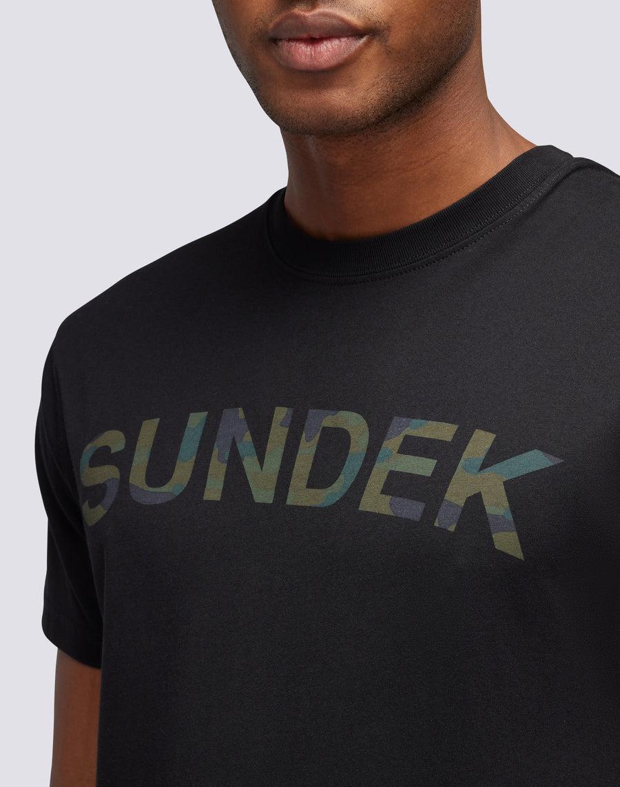 Sundek t-shirt con stampa camou M290TEJ7800-00400 Negozi Online