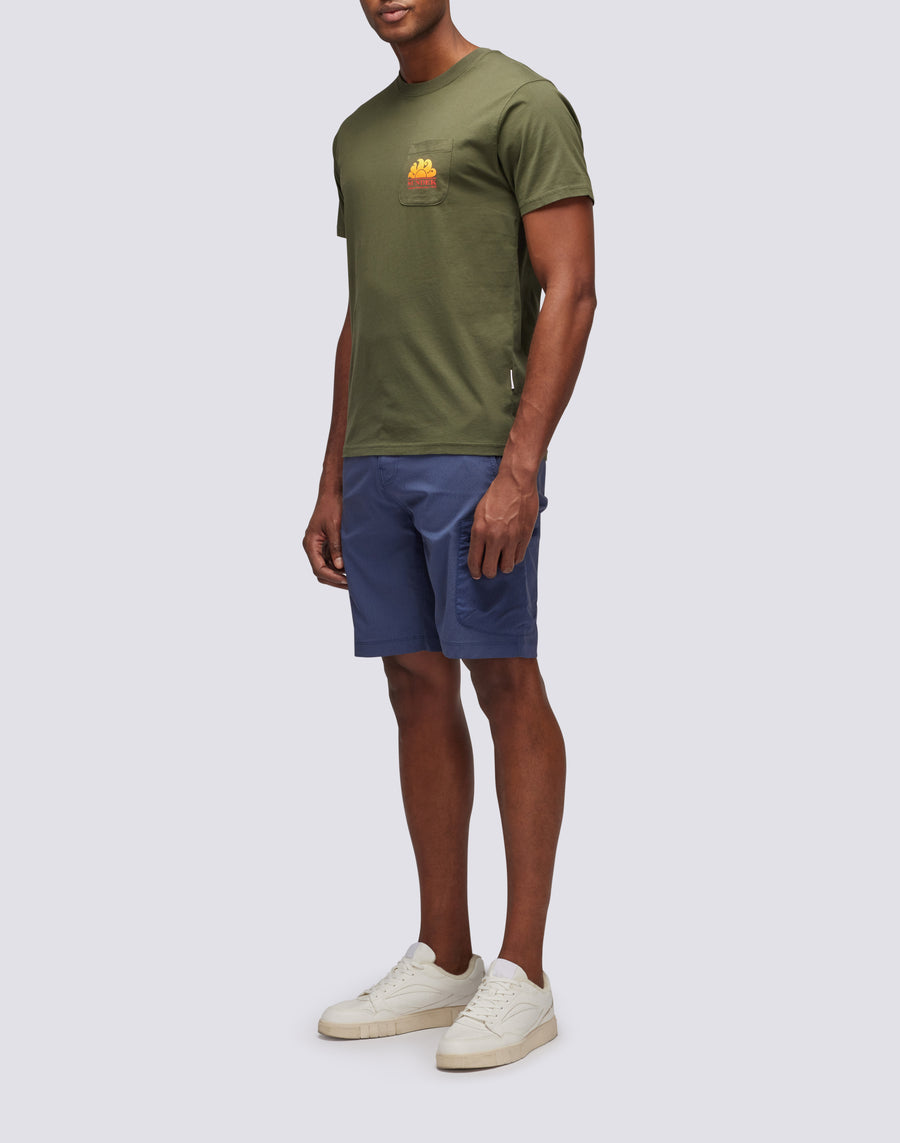 Sundek t-shirt new herbert girocollo con maxi-logo M028TEJ7800-30200 Sconto di tempo limitato