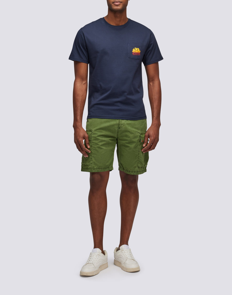 Sundek t-shirt new herbert girocollo con maxi-logo M028TEJ7800-00700 Negozio online di fabbrica