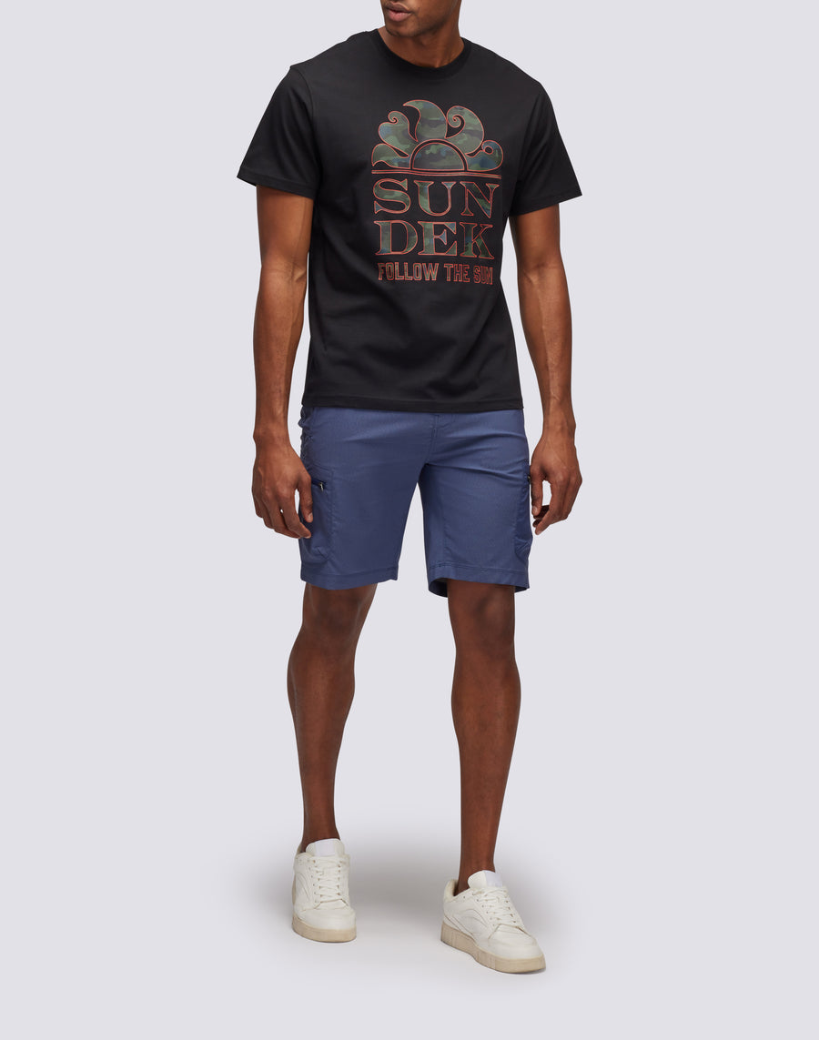 Sundek t-shirt stampa camou follow the sun M026TEJ7853-00400 Flash Sale
