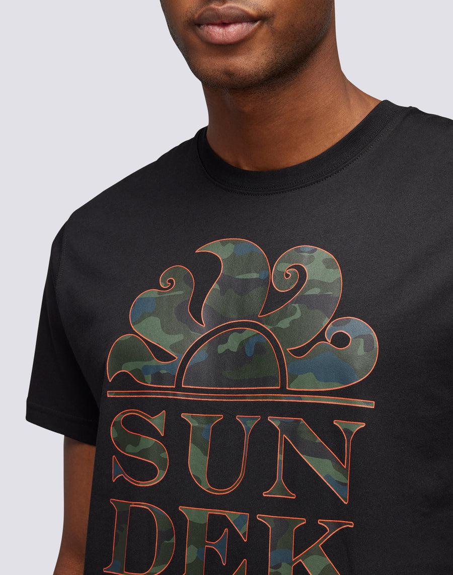 Sundek t-shirt stampa camou follow the sun M026TEJ7853-00400 Flash Sale