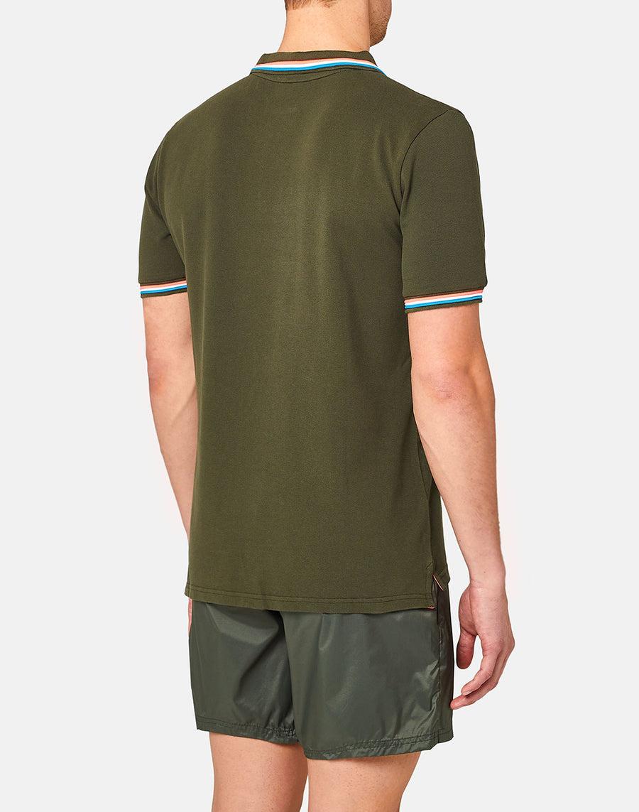 Sundek Polo Brice in cotone piquet con dettagli tricolor M779PLJ6500-30207 Offerta temporanea
